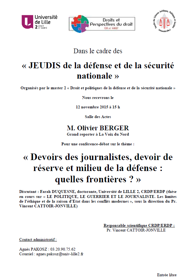 Devoirs des journalistes, devoir de réserve